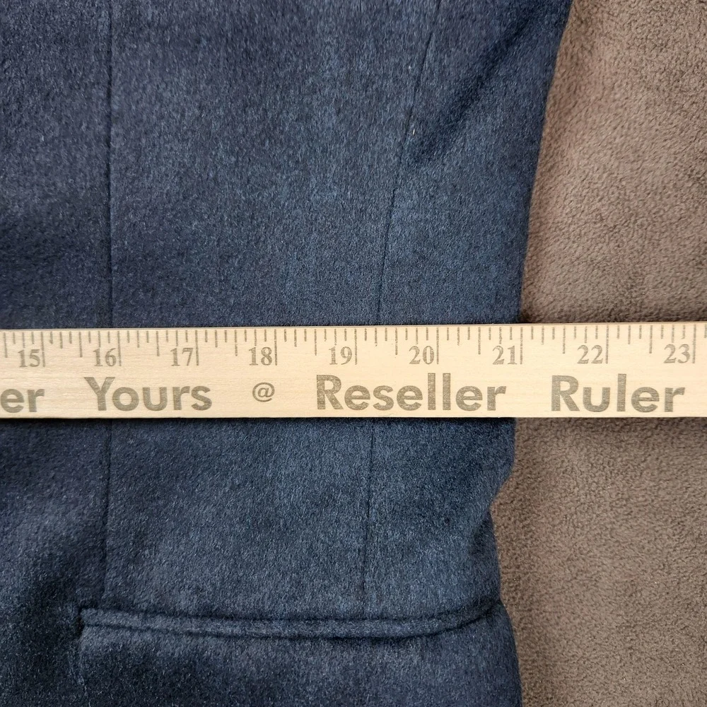 Hugo Boss Blazer Mens 42 Blue Gray Italian 100% Cashmere Cerruti 1881 Sport Coat